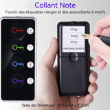 Localisateur de clés avec émetteur avec 4 récepteurs avec fonction lampe de poche LED sans fil key finder localisateur d'objets