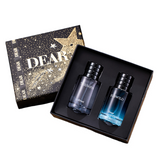 Parfum hommes 2 pièces ensemble 50ml de parfum coffret eau de toilette longue durée pour hommes eau de toilette boîte cadeau étoile