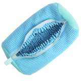 Sac lavage chaussures bleu 2PCS épaissi réutilisables avec fermeture éclair sac de lavage de chaussures pour chaussures de sport