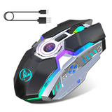 Souris sans Fil Souris de Jeu sans Fil Professionnelles 2400DPI LED Optique RGB USB Computer Mouse Game pour PC Portable Gamer