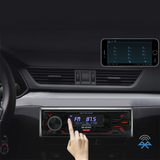 Bluetooth auto radio 12v voiture monolingot short lecteur MP3 avec interface ISO double USB bluetooth FM radio à charge rapide