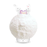 Machine d'aromathérapie créative moon moe rabbit, humidificateur d'huile essentielle, lumière d'ambiance, cadeau ornements