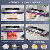 Machine sous vide alimentaire puissant appareil de mise sous vide avec 10 sacs sous vide petite machine d'emballage alimentaire