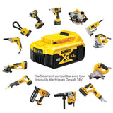Batterie au lithium outils électriques de secours pour outil électrique perceuse électrique compatible batterie de secours 18v 5ah