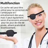 ache-œil unique réglable pour l'œil gauche et l'œil droit réglable cache-yeux paresseux amblyopie cache-œil pirate masque yeux