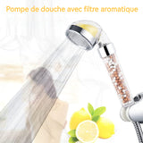 Pomme de douche pressurisée 3pcs douches aromatiques purifiantes à la vitamine C Raccordement standard Aromathérapie Ion négatif