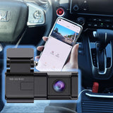 Enregistreur de voiture 4K HD avec vision nocturne et interconnexion sans fil pour la surveillance du stationnement