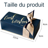 10PCS petit coffret cadeau ruban bleu  boîte à bonbons de bonbons bleus frais pour la fête des mères et la saint-valentin boîte