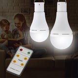 Ampoule solaire LED  9W   Avec panneau solaire   Télécommande   Réglage de la fonction à cinq vitesses Deux modes de charge