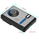 Visual Wired Intercom Doorbell 7 inch Waterproof Visual Digital Intercom HD Doorbell Infrared Night Vision Camera For Home