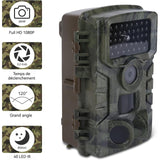 Caméra de chasse 1080P/720P/VGA photographie automatique détection champ 64GB éclairage LED infrarouge veille ultra longue IP65