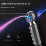 Sèche cheveux 800W 2 vitesses Portable Buse magnétique rotative à 360 degrés Sèche-cheveux à séchage rapide corps en une pièce