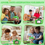 Appareil photo enfant 96Mpx carte 64Go lecteur de cartes double caméra avant et arrière enregistrement vidéo divers filtres vert