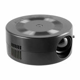 Mini projecteur 11x11x4,7cm 1080p 600lm silencieux avec télécommande alimenté par USB mini vidéoprojecteur portable projection