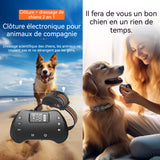 ollier de dressage pour chien 1600 pieds ipx7 anti-fugue électronique invisible pour chiens avec 2 colliers clôture électronique