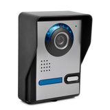 Sonnette de porte visuelle 7 pouces villa HD filaire sonnette de porte visuelle angle réglable kit de portier vidéo
