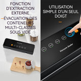 Machine sous vide 120W avec 100 sacs sous vide puissante conservation machine sous vide automatique amovible multifonctionnelle