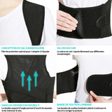 orrecteur de posture ceinture correctrice anti-bosse légère et respirante redresse dos soutien dorsal correcteur de posture femme