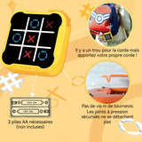 Tic tac toe bolt game 3 en 1 11x4,5x9,9cm électronique portable pour enfant et adulte console de jeu jeu de morpion tic-tac-toe