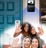 Sonnette Tuya intelligente changeur de voix interphone à distance maison HD Vision nocturne sans fil WiFi oeil de chat