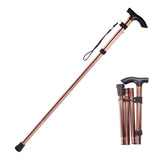 Batons de randonnée 27-95cm bâton de trekking pliable télescopique fibre bâtons de trekking rétractables canne de marche pliable