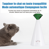 Jouet pour chat ABS trajectoire réellement aléatoire jouet pour chat laser automatique activé par le mouvement et rechargeable