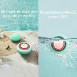 Brosse Nettoyante Visage 200mAh Etanche IPX7 Chauffe-ballon thermostatique silicone brosse nettoyante visage electrique massage