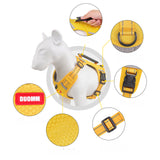 Harnais pour animaux de compagnie anti-explosion poinçonnage gros chien harnais réfléchissant laisse de chien de transport