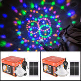 Lampe de boule magique colorée rechargeable par USB solaire lampe de camping lampe d'éclairage d'ambiance de festival