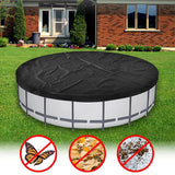 Couvertures de piscine  Couvertures anti-poussière  pour l'extérieur Couvertures rondes Couvertures de piscine pour animaux 24FT