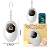 Chauffe main rechargeable 2 en 1 3000mah LED USB recharge 3 niveaux de réglables protection contre la surchauffe chauffe-mains