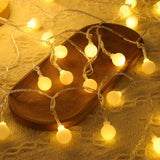 Guirlande lumineuse solaire LED, éclairage d'ambiance de camping en plein air, lumières de noël, lumières décoratives de jardin