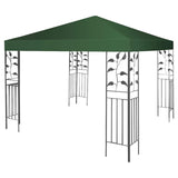 Toit de rechange 3x3m vert bâche de tente toit de rechange pour pavillon de jardin toile imperméable universel toile de rechange