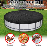 Bache piscine 457x20cm couverture de extérieur ronde piscine idéale pour garder votre piscine propre couverture de piscine d'hiver