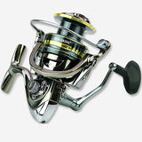 Moulinet de pêche ligne de pêche roue rouet tige de mer roue métal tasse sans espace leurre de pêche à visser tige de mer