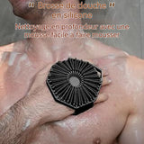 Brosse de massage 81x91mm Silicone Nettoyage en profondeur Facile à transporter Confortable Durable Brosse Massage Cuir Chevelu