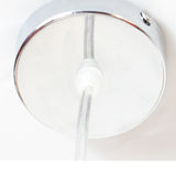 Lustre en plumes à boule ronde lumière led  Diamètre extérieur  40 cm Hauteur ajustable Lumière douce Abat-jour en plume de plafond