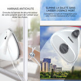 Nettoyage magnétique 10-40mm double face nettoyeur vitre magnetique forte mode magnétique à 6 étapes conception anti-pincement