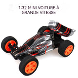 Voiture télécommandée 11,5x7,6x5cm mini voiture rc sans fil rc1:32 drift stunt high speed car operational racing model rouge buggy