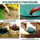 Piège à limaces 9x11.5cm 4 pièces attrape-escargots en plastique piège à escargots de bière pour attraper les limaces et escargots