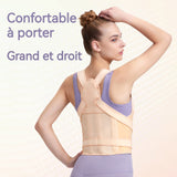 einture de correction dispositif invisible de correction de l'épaule pour adulte convient pour tour de poitrine de 104 à 124 cm