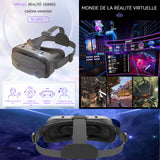 Casque VR G13 Lunettes VR audio et vidéo de jeu 3D montées sur la tête compatible téléphones mobiles effets visuels des films IMAX