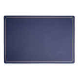 Set de Table lavable Lot de 4 Sets de Table antidérapant Napperon en Cuir Imperméable Anti-Taches Résistant à la Chaleur 44,5 x 30cm