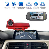 Caméra de recul 928x720px 170degrés radar de recul intelligent sans percer trous son d'alarme d'image radar de caméra navigateur