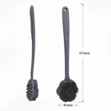 Brosse Dos Douche 377x91x37xmm Nettoyage en profondeur Les deux côtés disponibles et Matériaus sûr Confortable Brosse de Bain