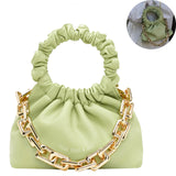 Mode en cuir se plie haut de gamme sac pour femme ins blogueur Xiaohongshu style populaire nuage sac à la mode sac pour femme