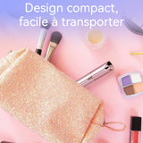 Épilateur rose 100mah 5W tête de coupe arrondie convient à tout le corps conception silencieuse petit et portable rechargeable