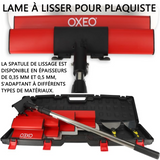 Lame à lisser pour plaquiste 0.35mm 0.5mm coffret lames acier inoxydable perche extensible lames souples et rigides lame d'écumage