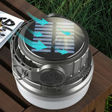 Lampe de camping LED Réglable à 6 vitesses   Batterie longue durée   Tonalités froides et chaudes   Lampe de camping solaire
