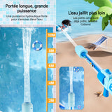 Jouet de plage 30 trous jouet robuste à tirer portée 5 mètres tube d'aspiration poignée arrondie résistant aux chutes et au jeu